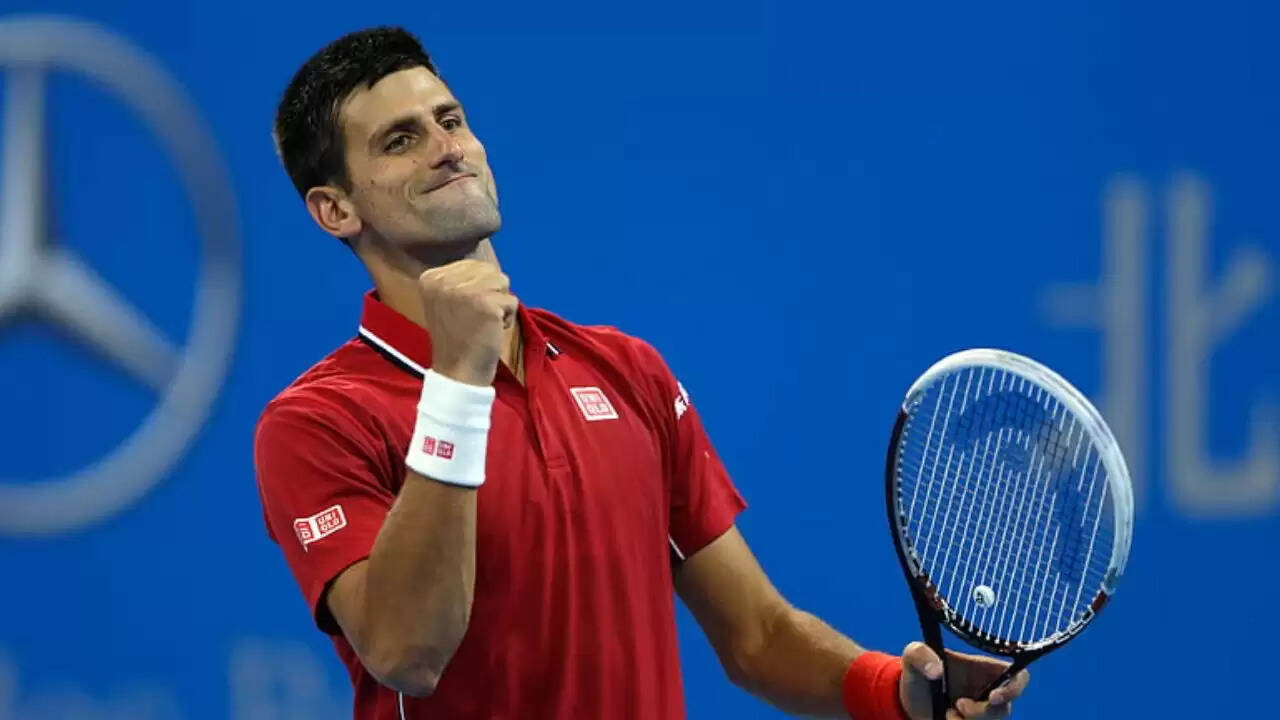 Novak Djokovic during a tennis match after announcing his departure from the PTPA