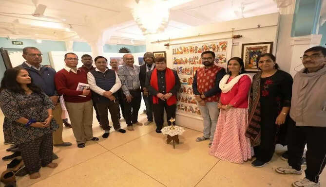exhibition at bagore ki haveli