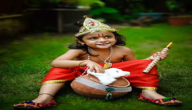 Janmashthmi Krishna Celebrations Seedling Udaipur