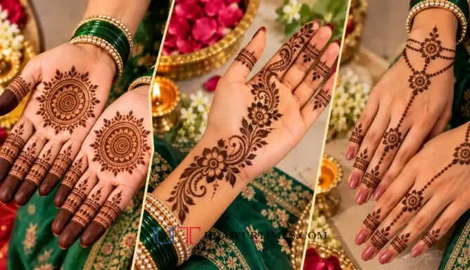 चंद मिनटों पर अपने हाथों में सजायें ये 10 मेहंदी डिजाइन, सोलह शृंगार भी पड़&nbsp;जाएगा फीका&nbsp;