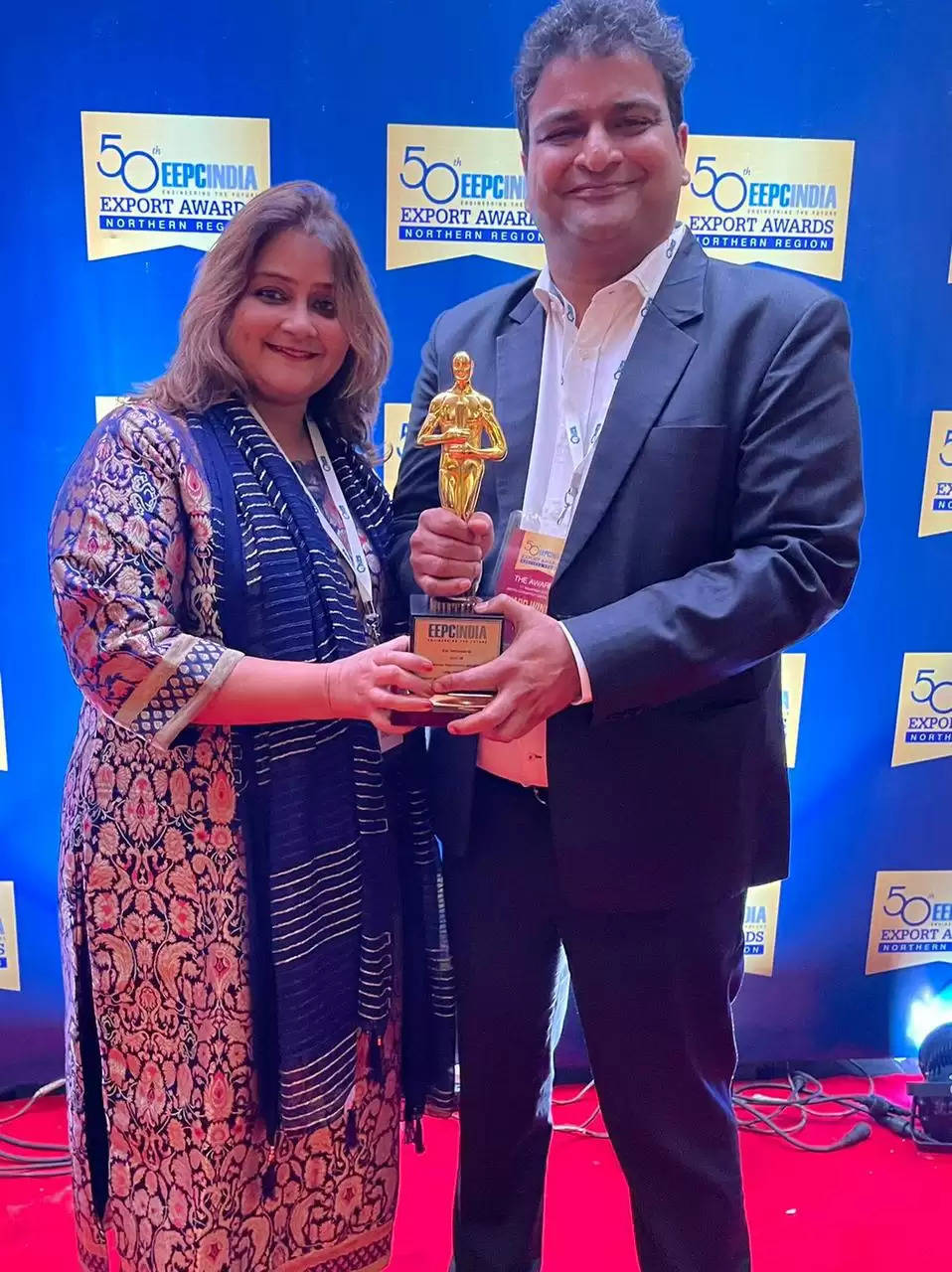 udaipur news udaipurtimes businesses of udaipur tempsens award eepc Udaipur based Tempsens awarded Star Performer in EEPC Awards
