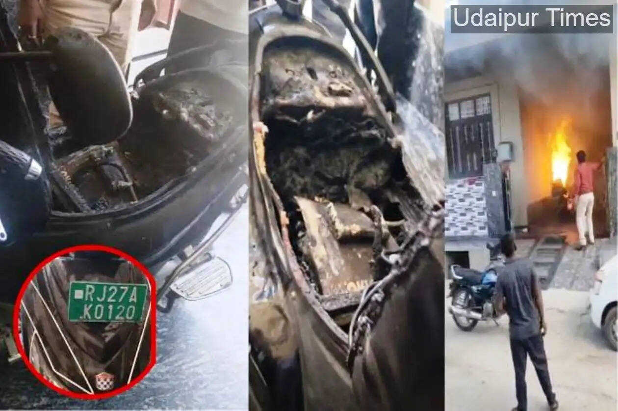 electric-scooter-battery-blast-udaipur