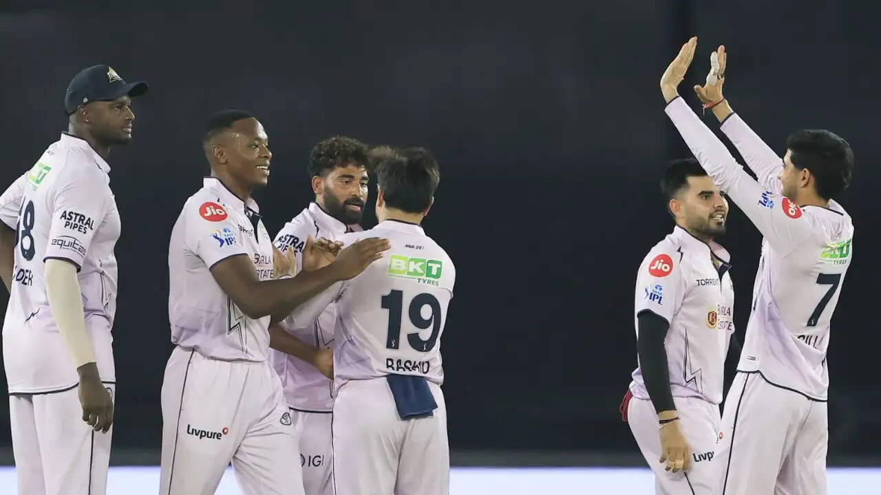 Gujarat Titans became the first team to officially qualify for the IPL 2026 playoffs after registering a dominant 82-run victory over Sunrisers Hyderabad i