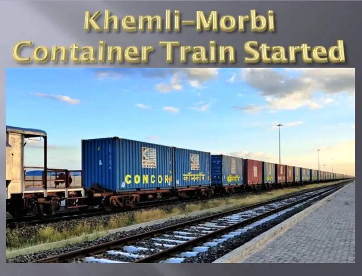 Khemli Morbi Container Train