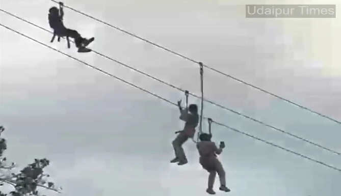 Doodhtalai Zip line accident avert