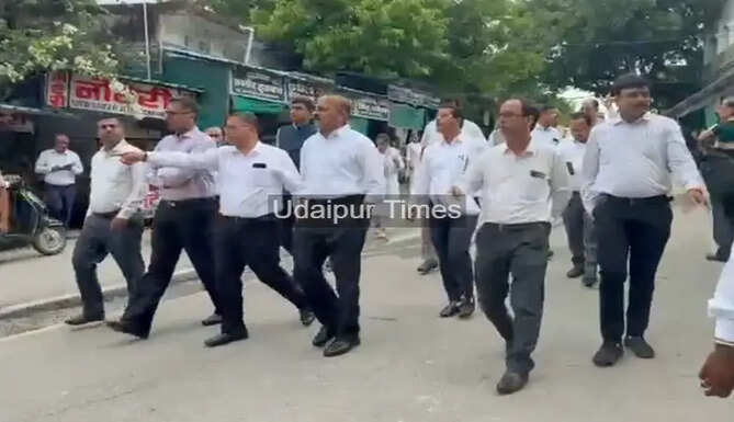 District Collector Udaipur  visit Court 