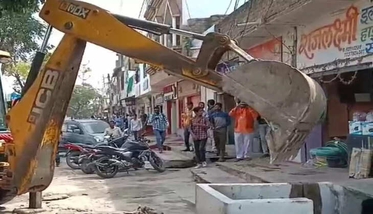 encroachment removed