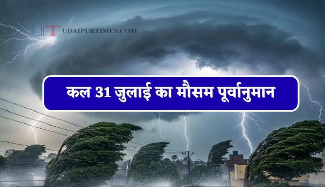 हरियाणा-राजस्थान समेत 12 राज्यों में आंधी-तूफान की चेतावनी ! देखें नया पूर्वानुमान