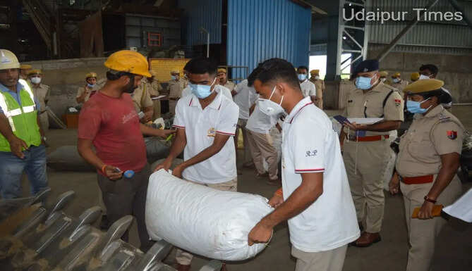 Drugs Destroyed in Udaipur