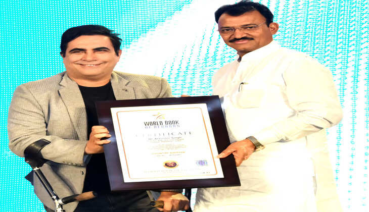 Dr Arvinder has been included in the World Book of Records London for the  third time in the last 2 years, becoming the first Doctor from India to have three world records to his name