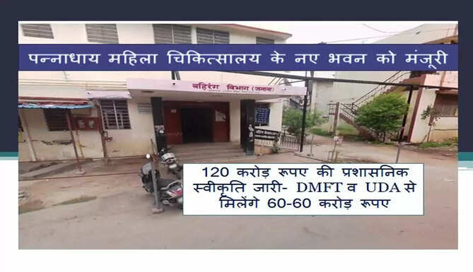 Pannadhay mahila Chikitsalay New Building Approoved