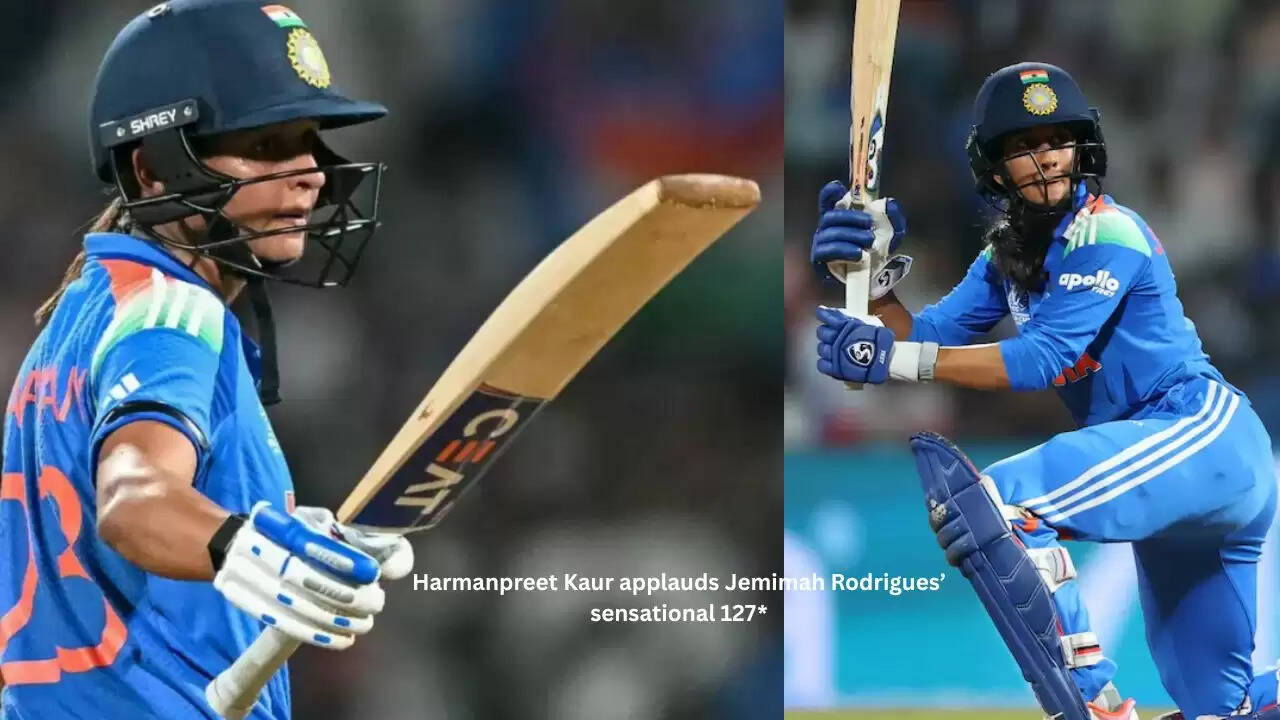 Harmanpreet Kaur applauds Jemimah Rodrigues’ sensational 127*