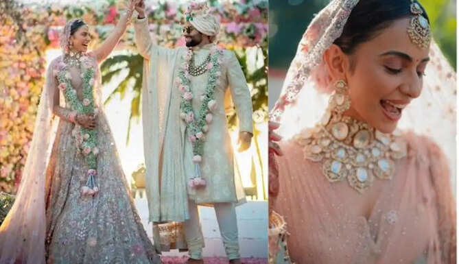 rakul preet wedding lehenga