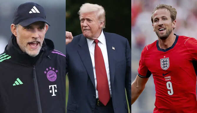 England coach Thomas Tuchel speaks about Harry Kane, Donald Trump and FIFA's controversial red card decision involving Jarell Quansah.