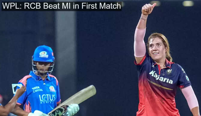 Nadine de Klerk celebrates after guiding RCB Women to victory against Mumbai Indians in WPL 2026