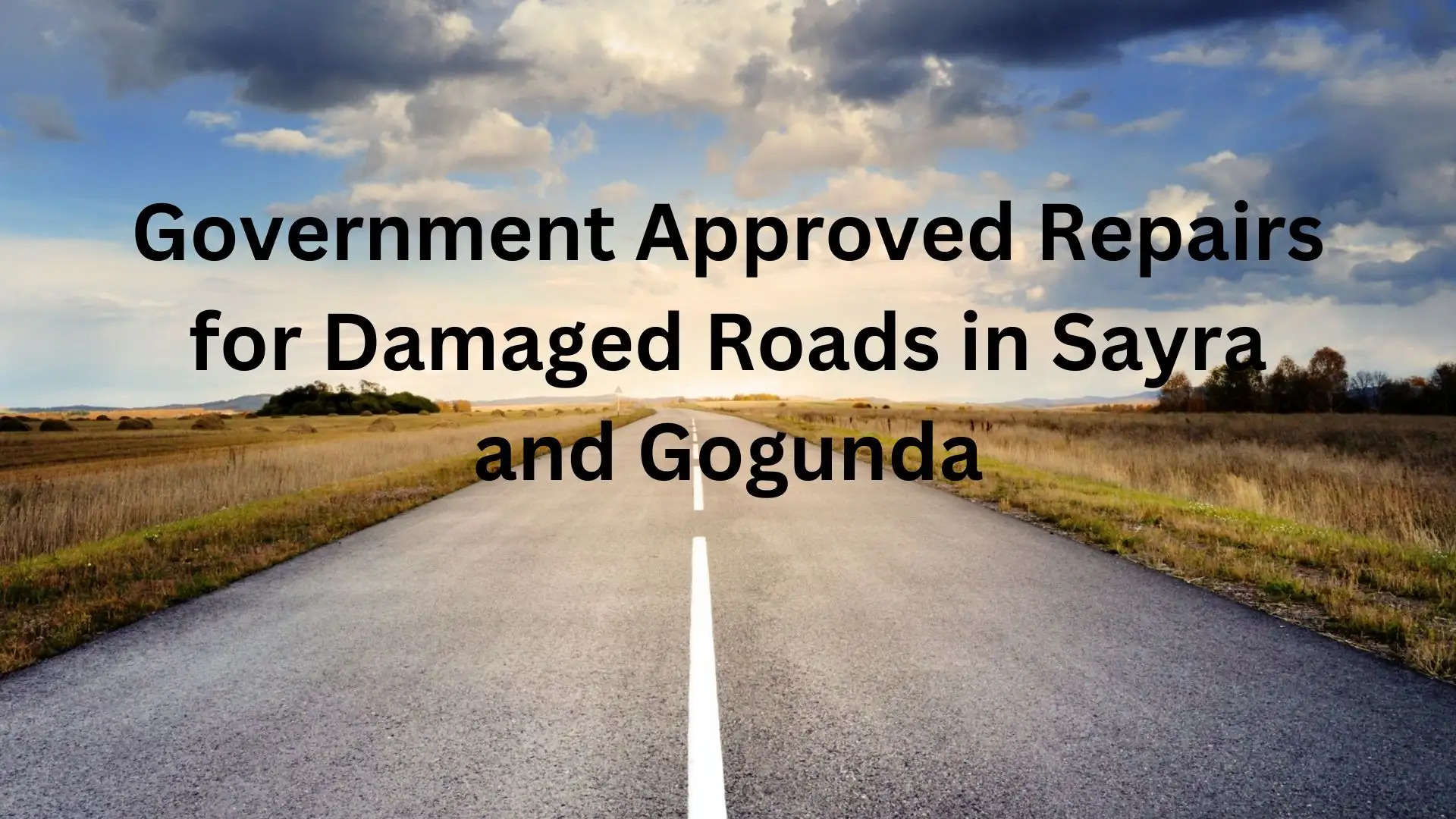 Government Approved Roads