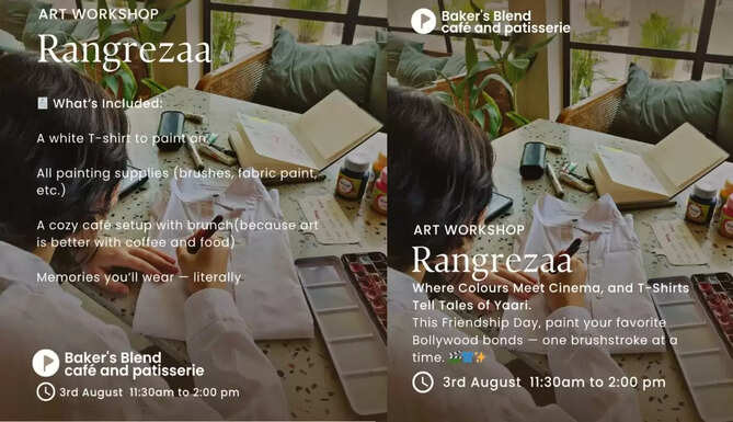 Events in Udaipur: Bollywood x Friendship Day Art Workshop
