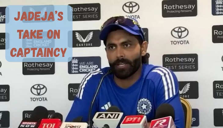 Ravindra Jadeja news, Test captaincy, Jadeja funny moment, Indian cricket 2025, Jadeja interview, Team India updates, cricket press conference