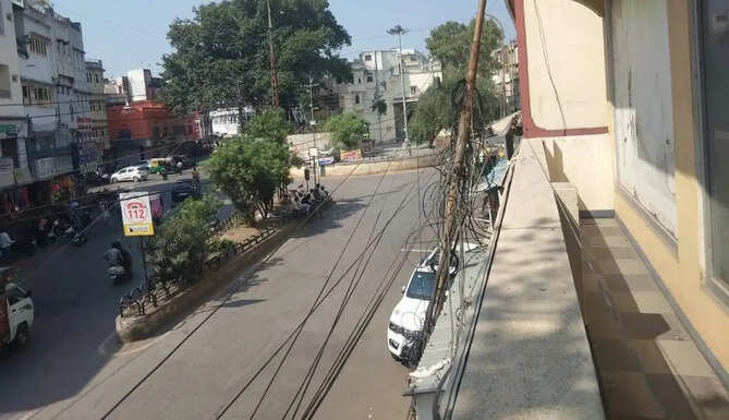 BSNL Pole Removed from udaipur City