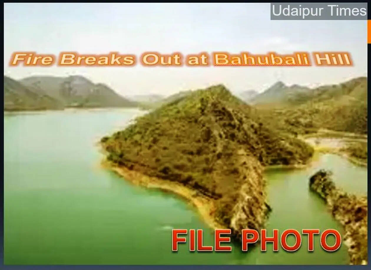 Fire at bahubali hills