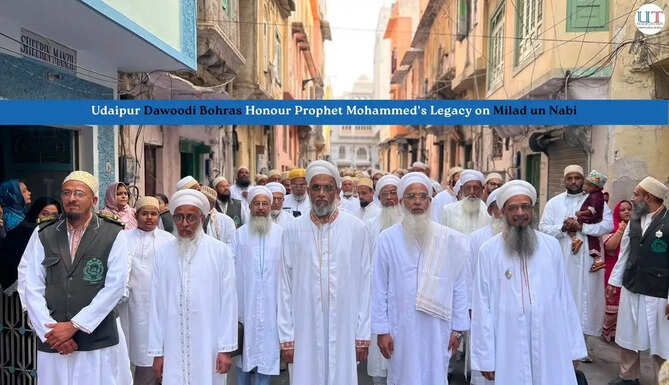 Udaipur Dawoodi Bohras Honour Prophet Mohammed's Legacy on Milad un Nabi