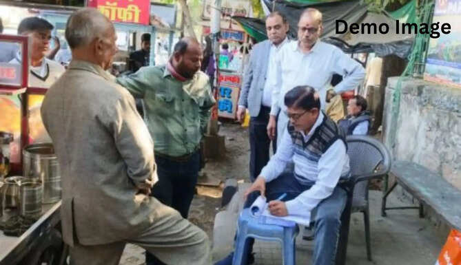 Fines Imposed Fateh Sagar Shopkeepers