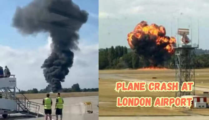 London Plane Crash