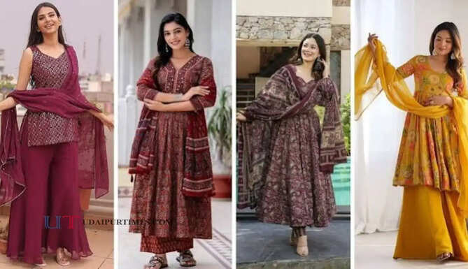रक्षाबंधन के मौके पर जरूर ट्राई करें ये लेस्टेट डिजाइन वाले अनारकली सूट, भीड़ में भी दिखेंगे सबसे अलग&nbsp;