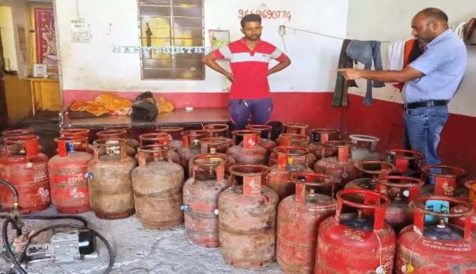 illegal gas refilling