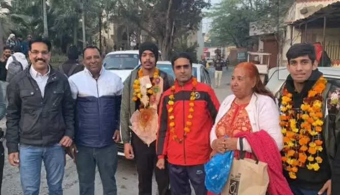 Kickboxing Udaipur Team welcomed and honored