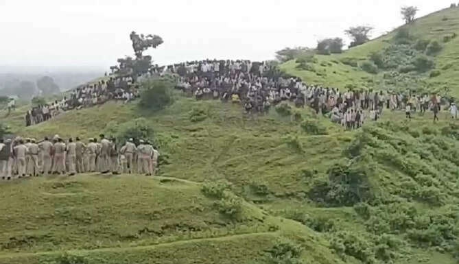 Violence at Banswara NH 56