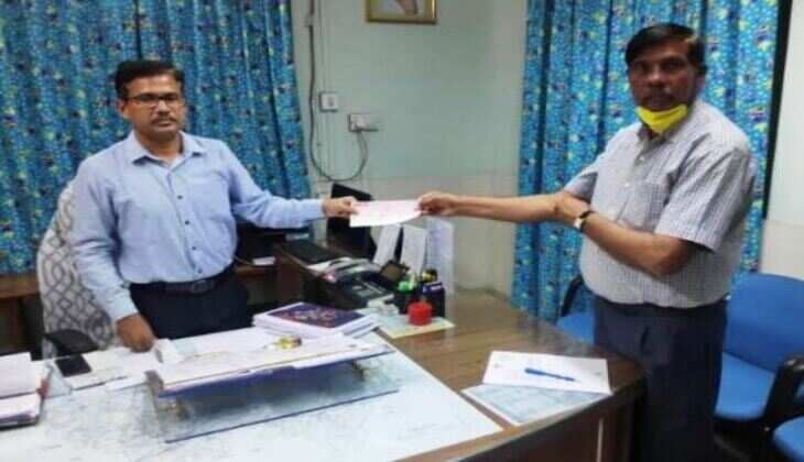 गीताजंली इंस्टीट्यूट ऑफ टेक्निकल स्टडीज ने सौंपा 2,51,000 का चैक