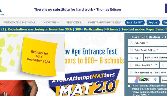 MAT Registration Deadline