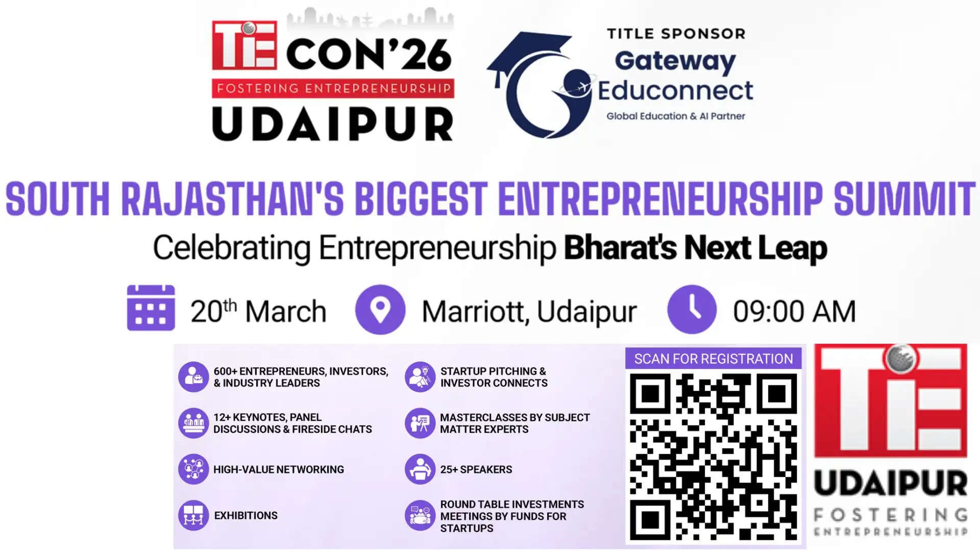 tiecon-udaipur-2026-startup-summit-marriott-udaipur