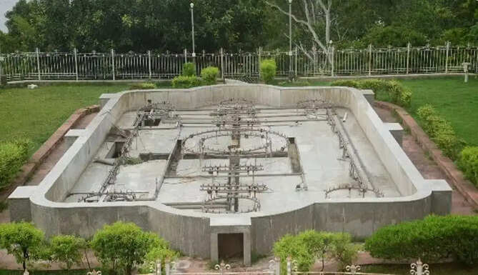 musical fountain in dudh talai grarden