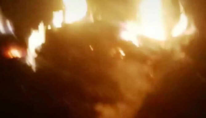 farmer burnt alive