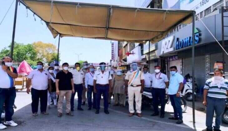 बीजेएस ने उदयपुर सहित प्रदेश स्तर पर किया कोरोना वारियर्स का सम्मान