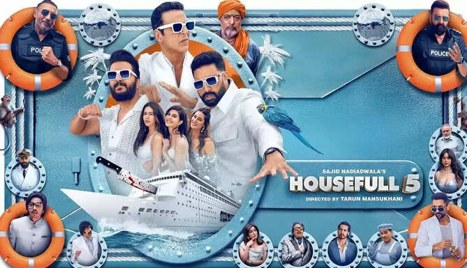 Housefull 5, Akshay Kumar, Bollywood comedy, movie review, 2025 films, comedy film, family entertainer, Sajid Nadiadwala