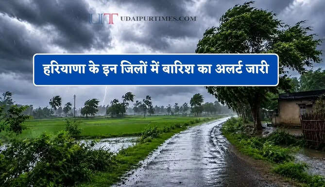 हरियाणा के इन जिलों में बारिश का अलर्ट जारी, जाने मौसम विभाग की ताजा अपडेट