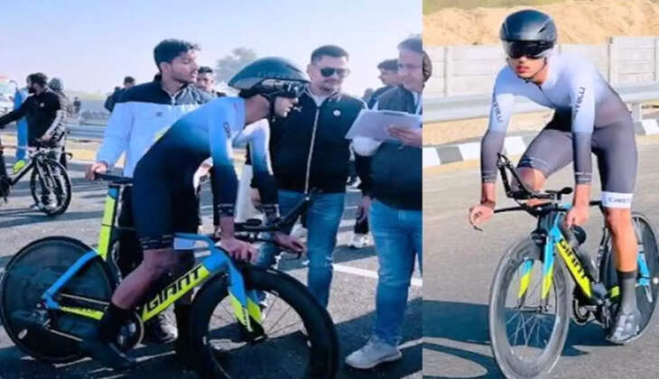 Cyclist Gaurang Singh