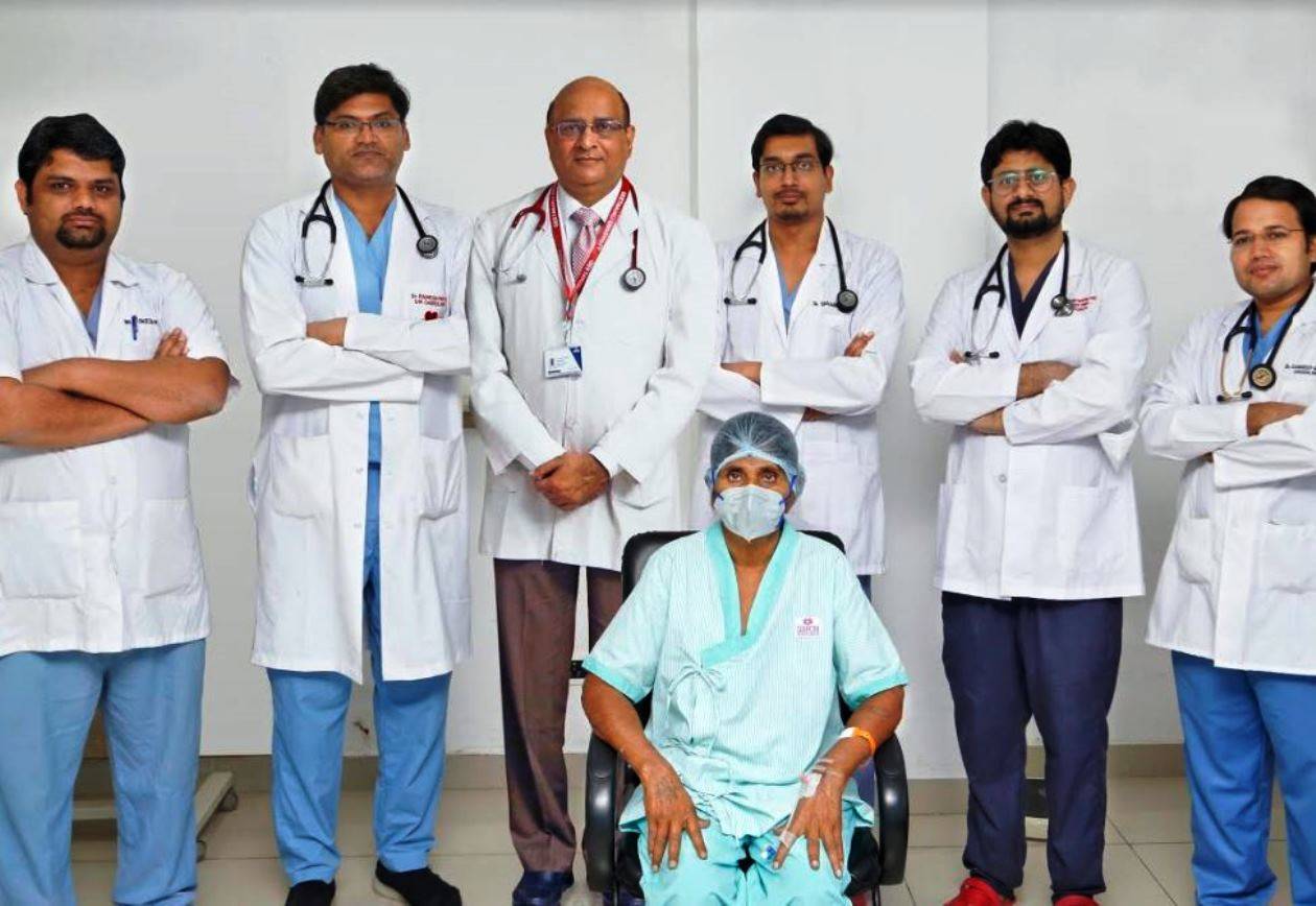 गीतांजली कार्डियक सेंटर में अत्याधुनिक एडवांस आर.एफ.आर टेस्ट के माध्यम से रोगी का सफल इलाज
