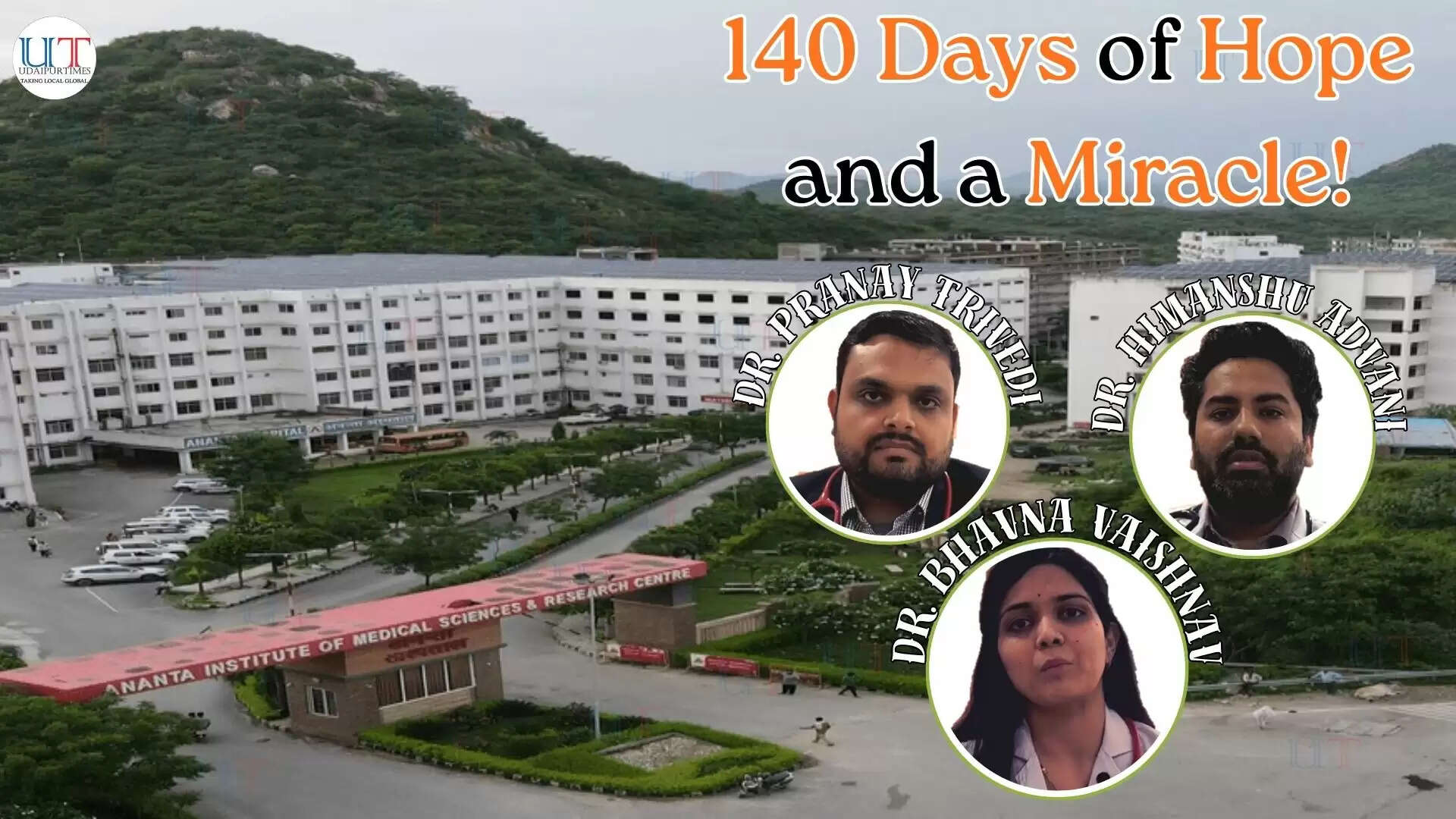 Doctors at Ananta Hospital with premature newborn saved after 140 days in NICU