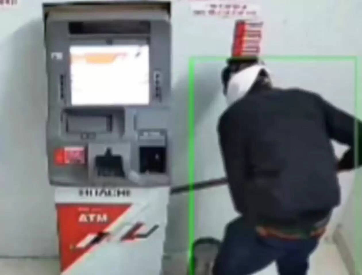 ATM robbery attempt