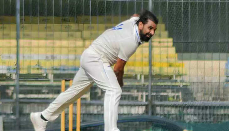 Mohammed Shami celebrates 8-wicket haul for Bengal at Eden Gardens, Kolkata | Ranji Trophy 2025