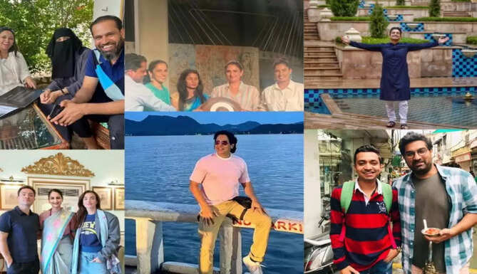 Celebs in udaipur
