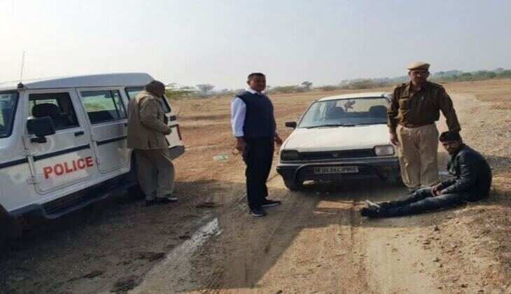 चोरी की कार सहित कुख्यात चोर गिरफ्तार