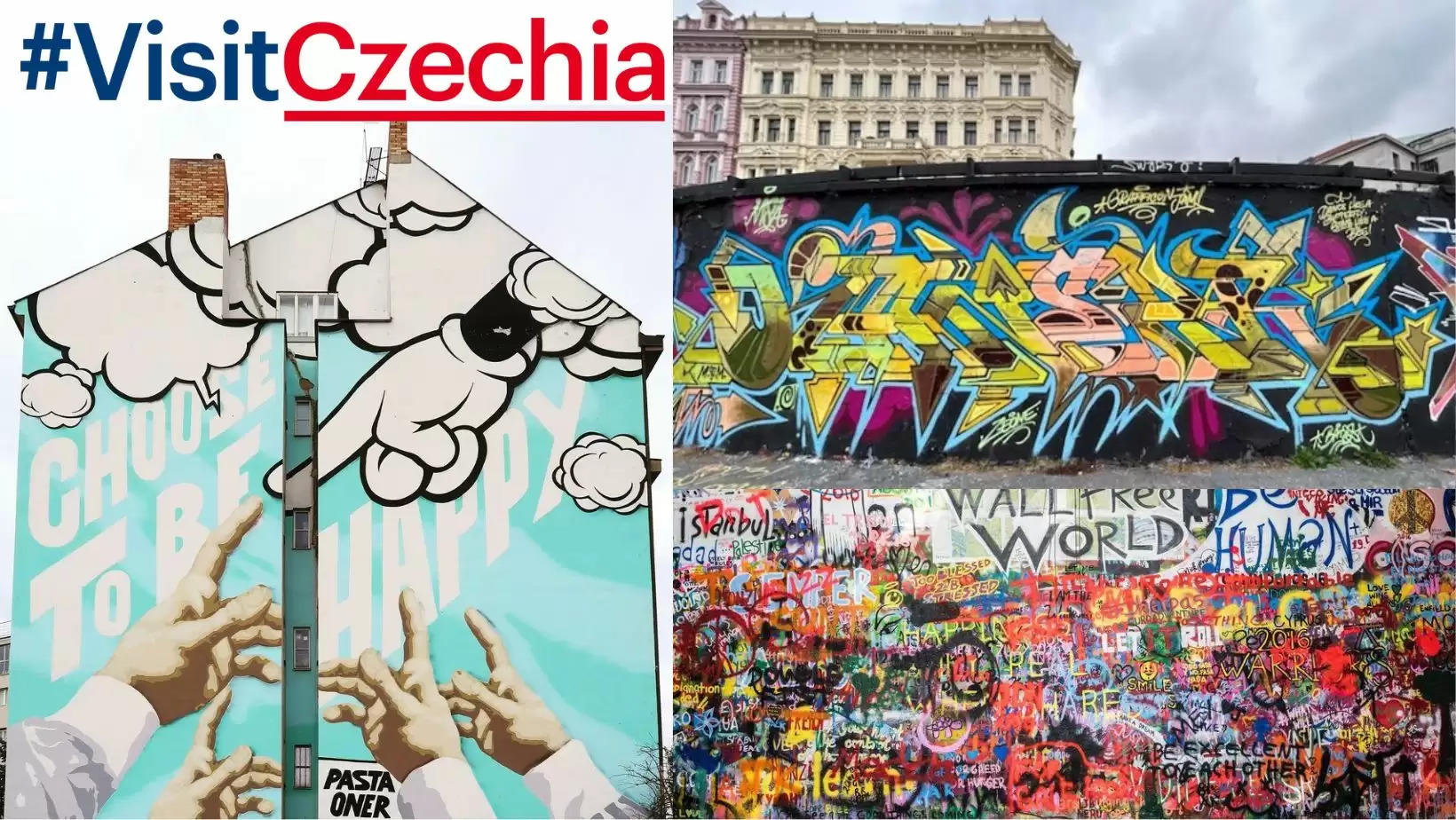Czechoslovakia Tourism Czech Tourism Street Murals in Czechoslovakia