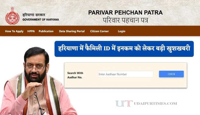 हरियाणा में फैमिली ID में इनकम को लेकर बड़ी खुशखबरी, CM सैनी ने कर दिया ये ऐलान