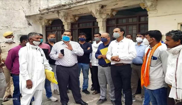 collector visit RTDC Jaisamand Hotel