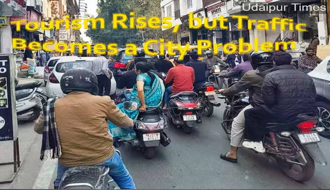 Tourism Rise But Traffic becomes a city Problems